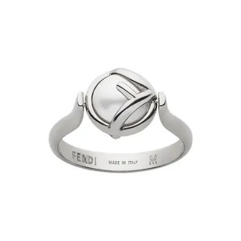 FENDI Bronze Rings Women's Silver