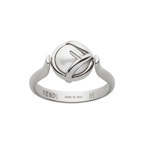 FENDI Bronze Rings Women's Silver
