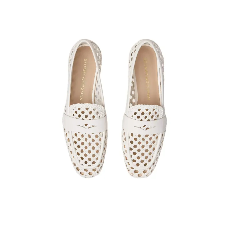 Stuart Weitzman/SW Thea Casual Single Shoes Women's White-4