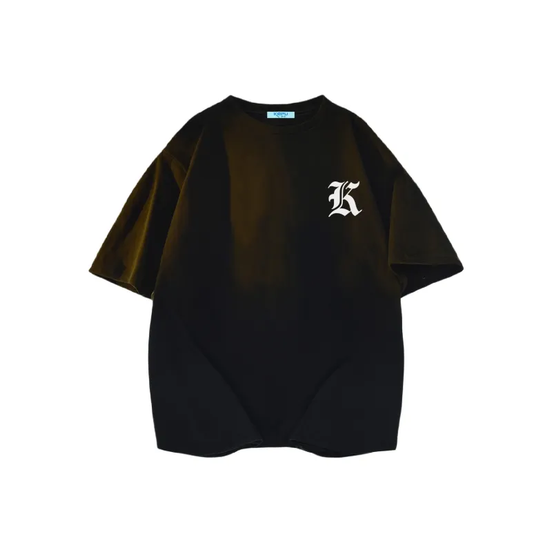 Kepu T-Shirt Unisex Black Yellow Logo-3