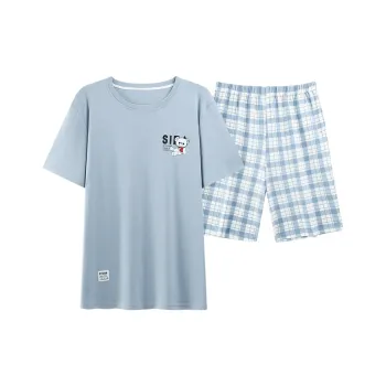 MADALLO Pajama Set Men's Sky Blue
