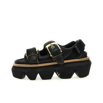 Sacai Strap Sandals Unisex Black