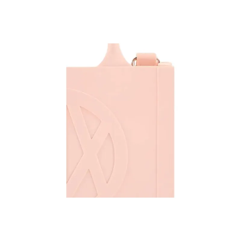 ARMANI EXCHANGEAE PVC Polyvinyl Chloride Portable Crossbody Bag, Shoulder Bag Women's Pink-3