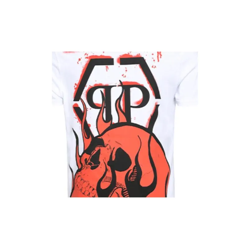 PHILIPP PLEIN T Shirts Men White-4