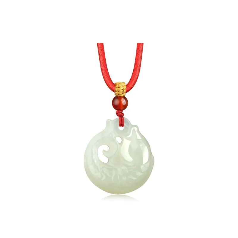 Di Su Xing Pendants White Jade Women's-6