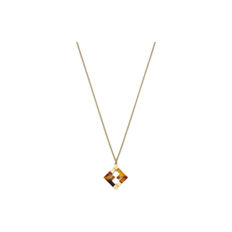 FENDI FF pendant Necklace-0
