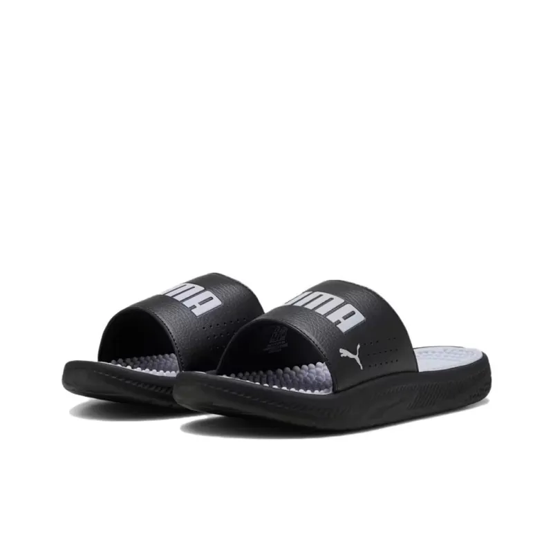 PUMA Softride Massage Slide Slippers Men's Black-2