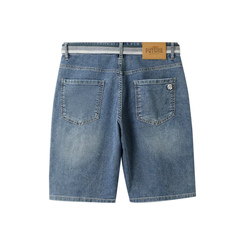 HLA Denim Shorts Men's Blue Gray Ox Transition Color Medium 08-1