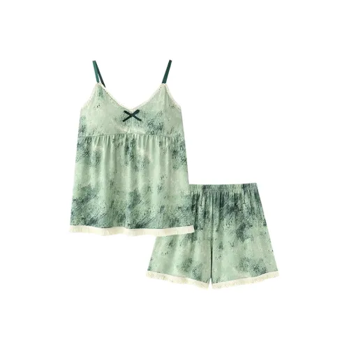 O'MESIK Pajama Set Women's Green