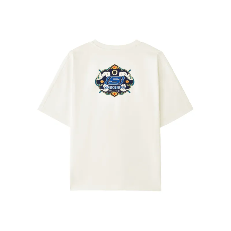 Skechers New Year T-Shirt Unisex Pure White-1