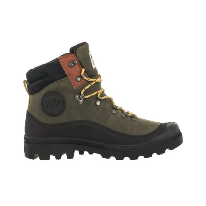 Palladium PALLABROUSSE Abrasion Resistant Slip Resistant Short Outdoor Boots Men's Green-1