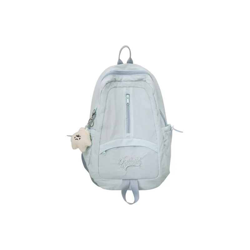 BRABOSTON Nylon Backpack Regular Unisex Black/Pink/Burgundy/Light Yellow/Light Blue-18