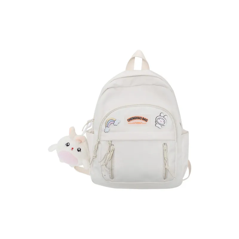 H YXIANG Nylon Backpack Regular Unisex Multicolor-4