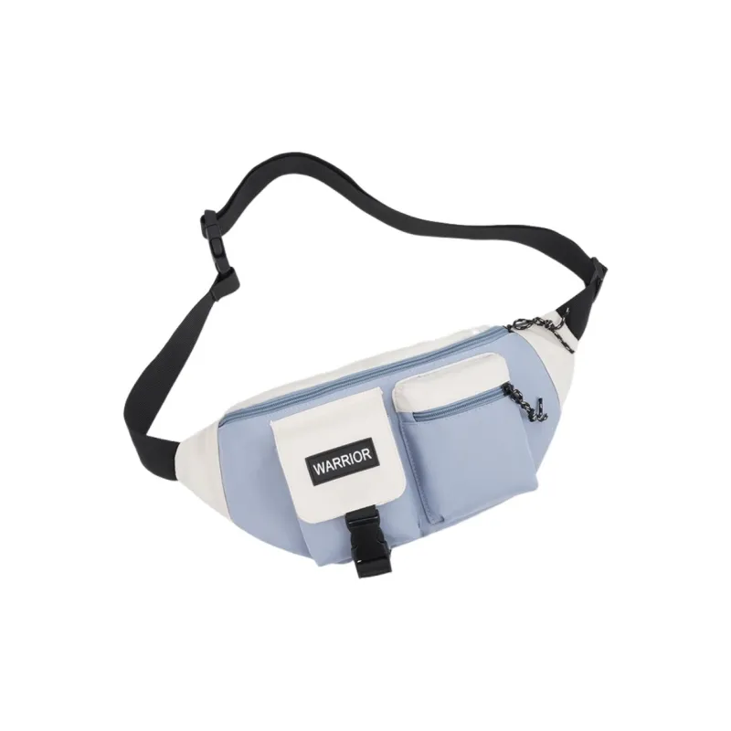 Warrior Nylon Sling Bag Regular Unisex Black Blue-0