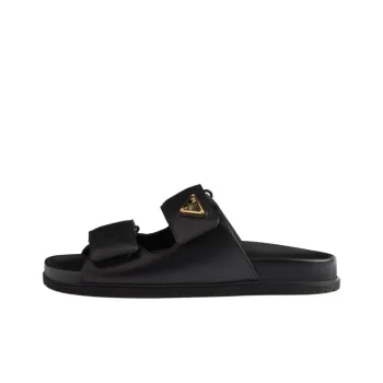 PRADA Slide Slippers Women's Black