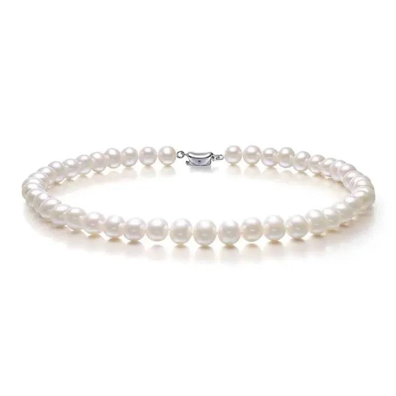 Golden Bliss Pearl Necklaces Unisex-0