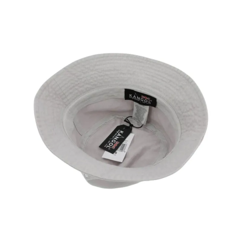 KANGOL Cotton Bucket Hats Unisex Gray-5