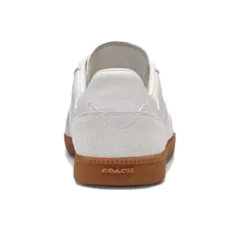 COACH Ellis Low Top Skateboard Shoes Women's White-4