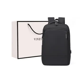 VINEY Oxford Backpack Regular Men's Black