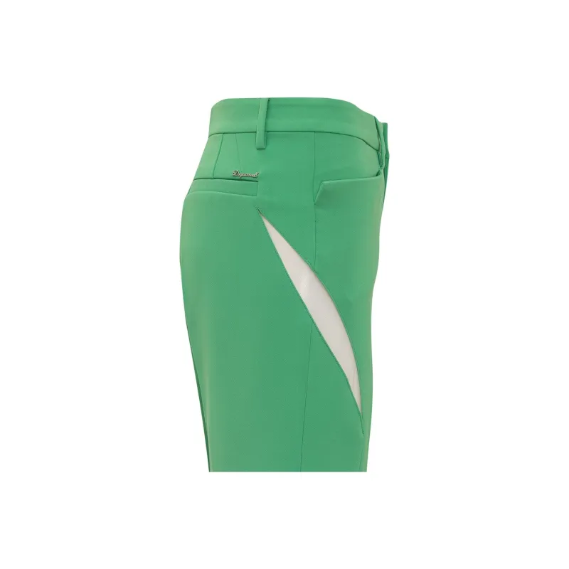 DSQUARED2 Cut out Mesh Detail Flared Trousers-6