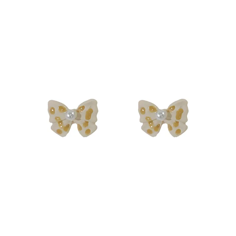 QIANFANGDAHUANGYE Resin, Pearl S925 Sterling Silver Stud Earrings Women's-0