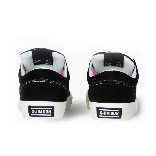 X JIMSUN Coverage, Impact Resistance, And Balance Low Top Skateboard Shoes Unisex Black-2
