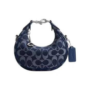 COACH JONIE Iconic Denim Shoulder Bag Crossbody Bag Handbag Mini Women's Blue