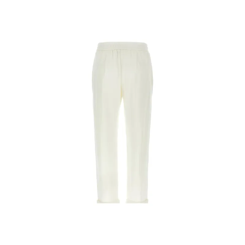 Brunello Cucinelli Drawstring Tapered Sweatpants-1