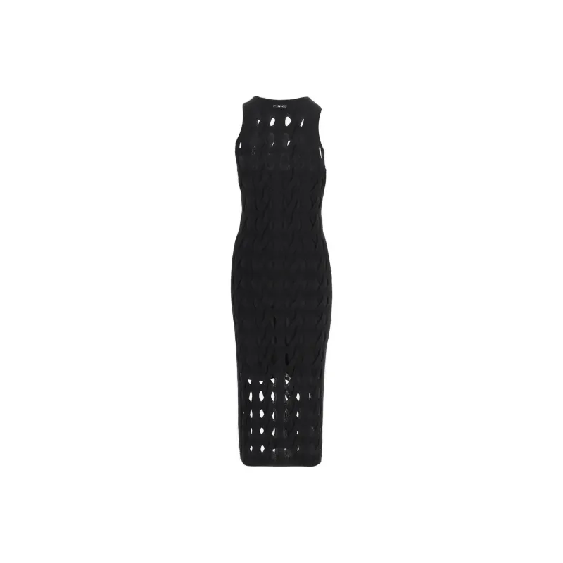 PINKO Cut Out Sleeveless Long Dress-1