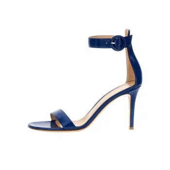 GIANVITO ROSSI Portofino Strap Sandals 8.5cm Women's Blue