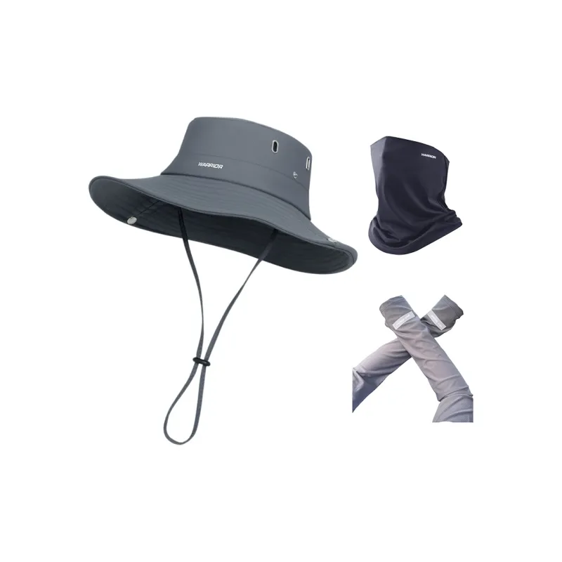 Warrior Cotton Bucket Hats Unisex-14