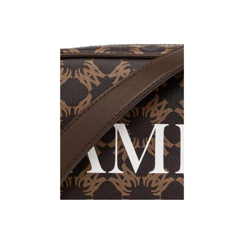 AMIRI Cotton Crossbody Bag, Shoulder Bag Men's Umber-3