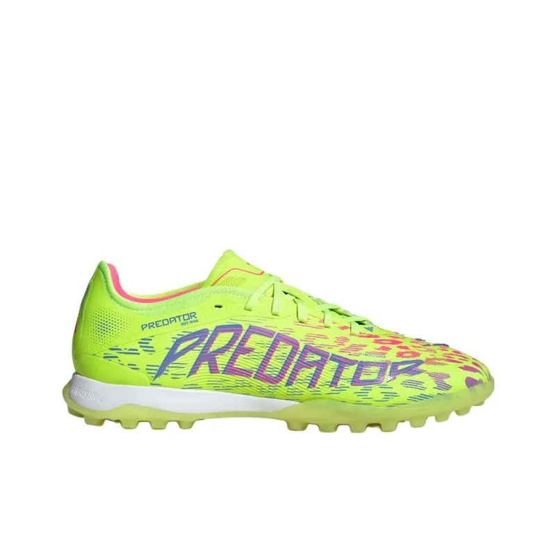 Adidas PREDATOR PRO TF Rubber Broken Studs Anti Slip Wear Resistant Soccer Shoes Unisex Lemon-1