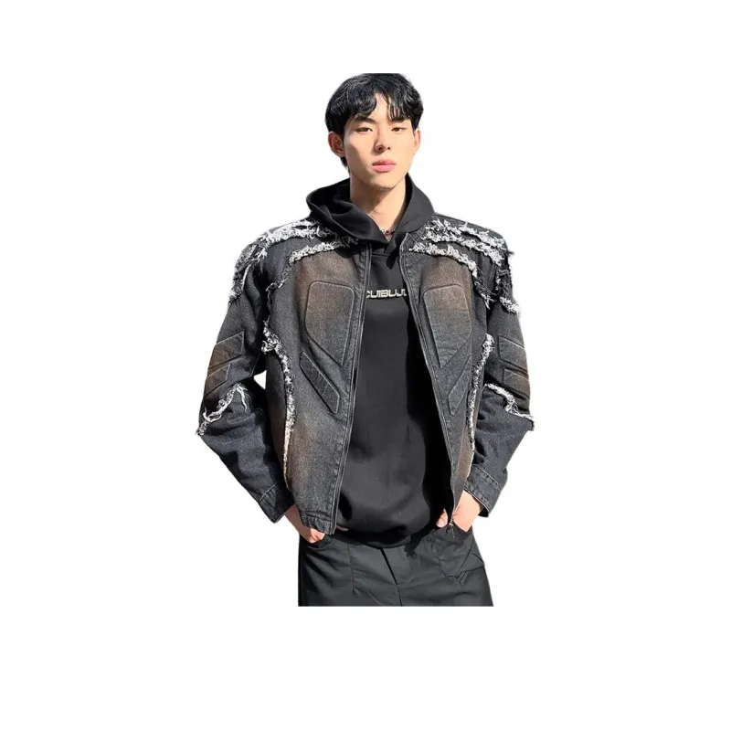 TESTUNG Classic Denim Jacket Unisex-5