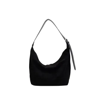 FREEHIKE Flannelette Shoulder Bag Unisex Black/Coffee/Brown