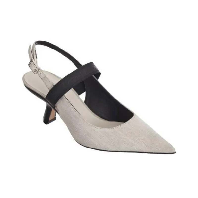 Vic Matie Chunky Heel High Heels 5cm Women's Light Gray-1