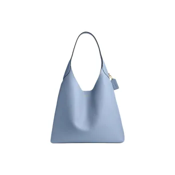 COACH Brooklyn Grained Leather Handbags Shoulder Bags Regular Women's Blue