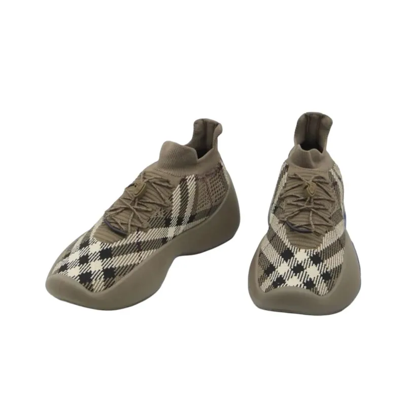 Burberry Neptune Low Top Casual Shoes Men's Olive-2