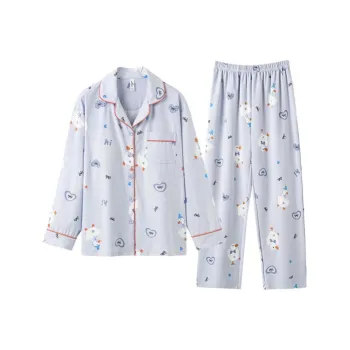 ZAO FU NIAO Pajama Set Women's Tranquil Blue