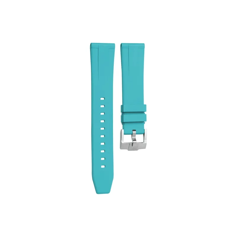 VAGENARI Watch Bands High-End Fluoroelastomer Flat Head All Sizes 18 19 20 21 22 23 24mm Unisex-11