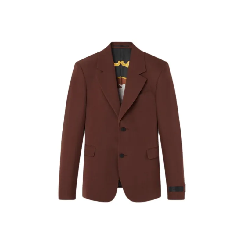 VERSACE Single Breasted Tailored Blazer-0