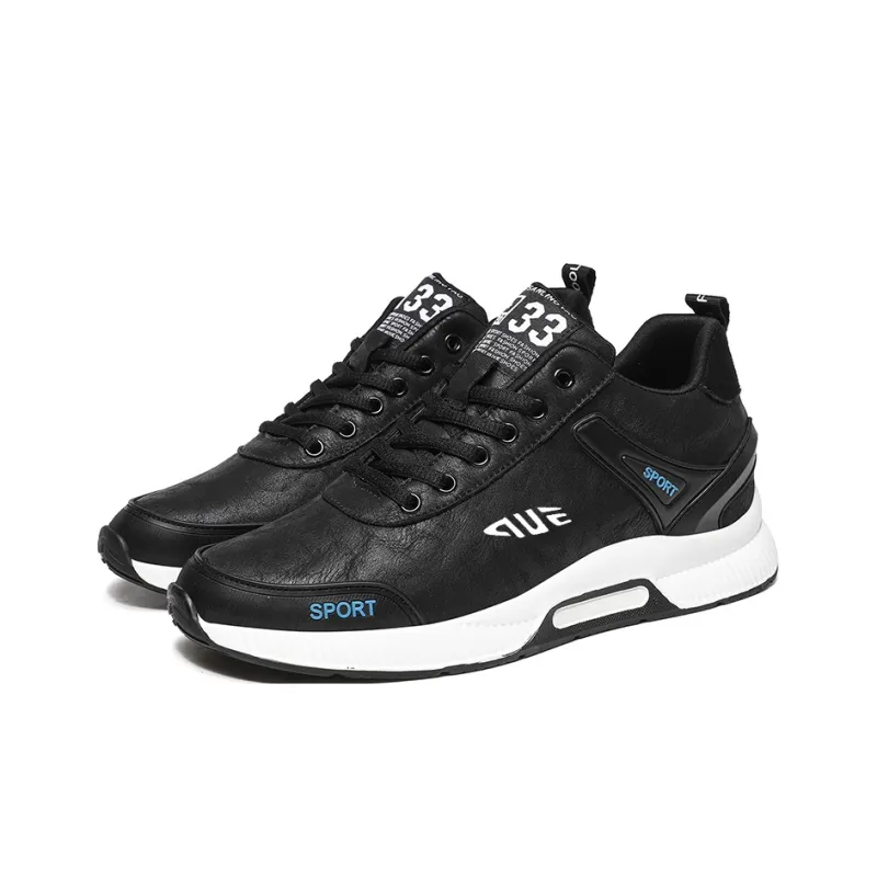Prince McQueen Anti Slip And Wear Resistant Height Increasing Low Top Casual Shoes Men's-2