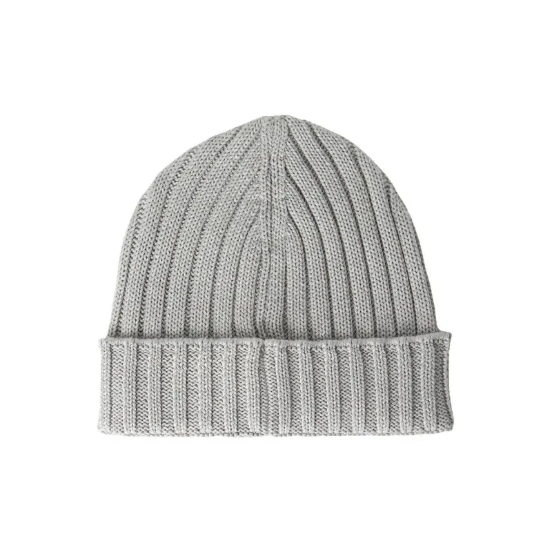 C.P.Company Logo Patch Ribbed Beanie-2