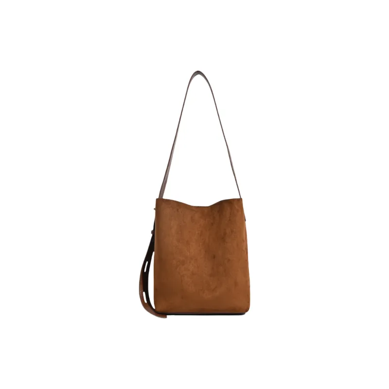 NOMK Suede Crossbody Bag Regular Women's Large Leopard Print/Small Leopard Print/Black/Brown-9