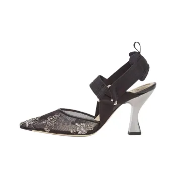 FENDI Colibri Irregular Heel High Heels Women's Black
