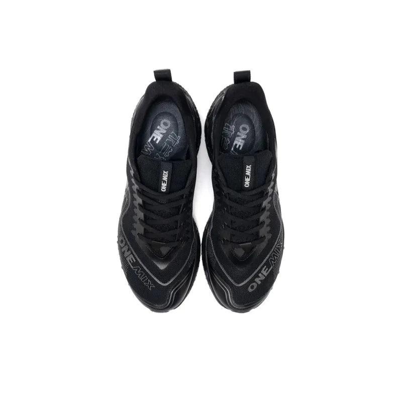 ONEMIX Mulan Creek Running Shoes Unisex Concentrated Black-3