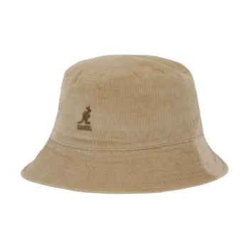 KANGOL Cotton Bucket Hats Unisex Brown