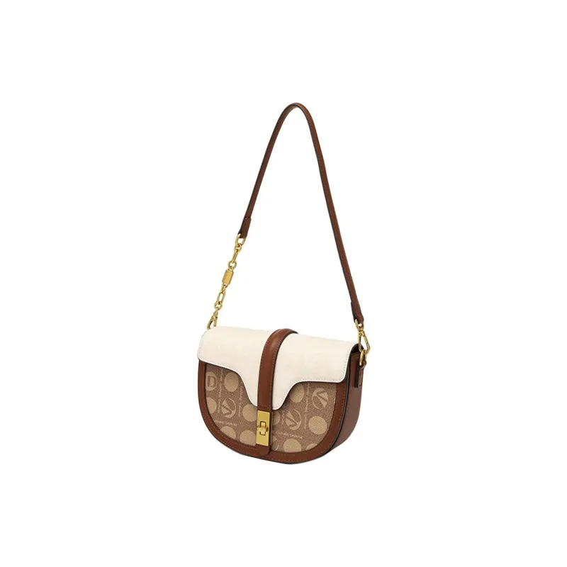 DAPHNE PVC & PU Saddle Bag, Shoulder Bag Women's Multicolor-1