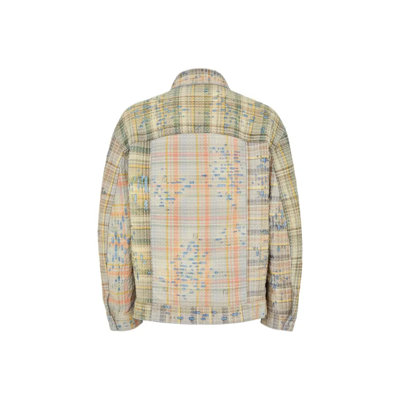 FENDI Patchwork Denim Jacket-1