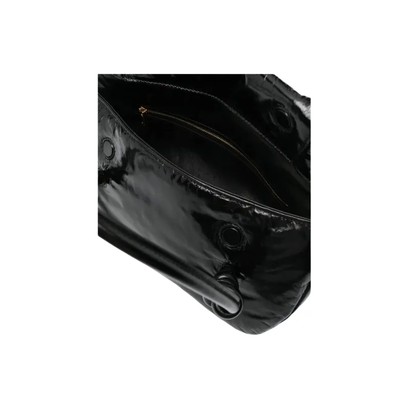 JIL SANDER Logo Printed Shoulder Bag-3